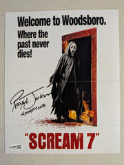 ROGER JACKSON Signed SCREAM 7 8x10 Photo GHOSTFACE Autograph JSA COA C