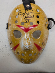 CJ GRAHAM Signed Hockey Mask Jason Voorhees Friday the 13th Part 6 JSA COA