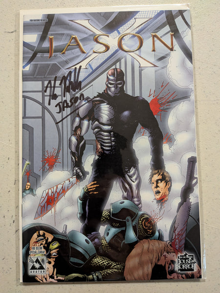 KANE HODDER Signed COMIC Book House of Horror Friday the 13th JASON VOORHEES JSA COA - HorrorAutographs.com