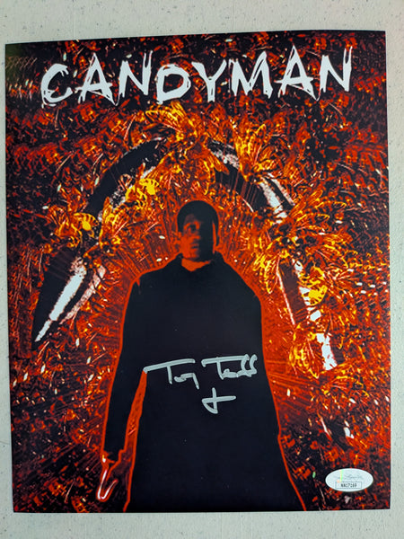 TONY TODD Signed CANDYMAN 8x10 Photo Daniel Robitaille Autograph BAS JSA COA D