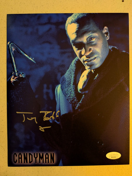 TONY TODD Signed CANDYMAN 8x10 Photo Daniel Robitaille Autograph BAS JSA COA C - HorrorAutographs.com