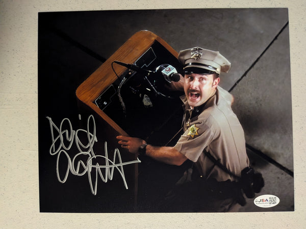 DAVID ARQUETTE Signed 8x10 PHOTO SCREAM Dewey Autograph JSA COA E