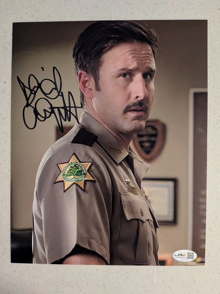 DAVID ARQUETTE Signed 8x10 PHOTO SCREAM Dewey Autograph JSA COA H