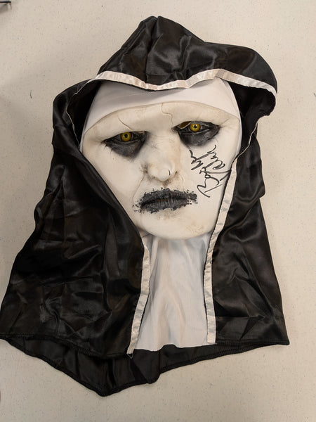 BONNIE AARONS Signed MASK THE NUN Conjuring 2 Valek Autograph BAS JSA COA - HorrorAutographs.com