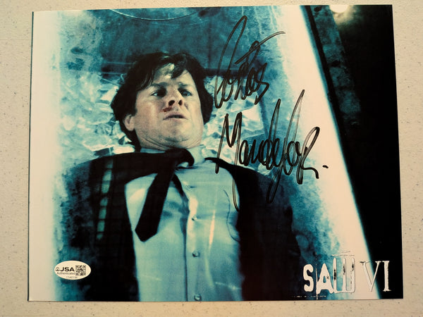 Costas Mandylor Signed Saw 8x10 Photo Autograph Hoffman JSA COA L