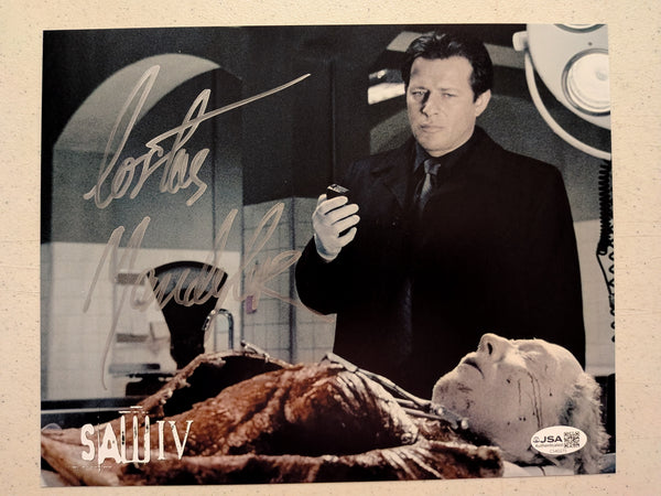 Costas Mandylor Signed Saw 8x10 Photo Autograph Hoffman JSA COA Ks