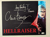 CLIVE BARKER & DOUG BRADLEY Signed Hellraiser Pinhead 11x14 Photo Autograph JSA COA A