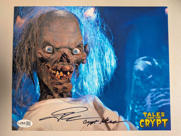 JOHN KASSIR Signed The Cryptkeeper 8x10 Photo Autograph Tales from the Crypt JSA COA