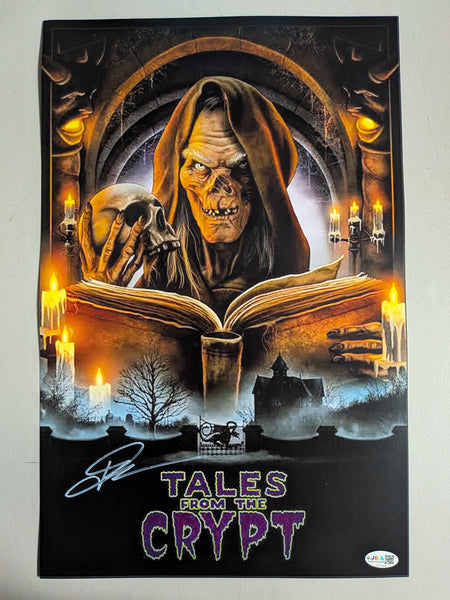 JOHN KASSIR Signed The Cryptkeeper 11x17 Photo POSTER Autograph Tales from the Crypt JSA