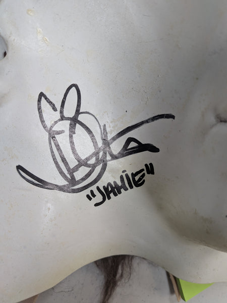 DANIELLE HARRIS Signed Michael Myers Vinyl MASK HALLOWEEN HORROR JSA COA - HorrorAutographs.com