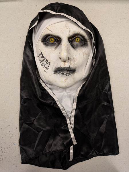 BONNIE AARONS Signed MASK THE NUN Conjuring 2 Valek Autograph BAS JSA COA - HorrorAutographs.com