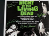 KYRA SCHON JUDITH O'DEA JUDITH RIDLEY RUSS STREINER PAULA RICHARDS 5X Signed Night of the Living Dead 11x17 Movie Poster Autograph BAS JSA COA