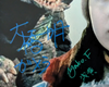 Ayako FUJITANI Akira OHASHI Gamera 2x Signed 8x10 Photo Autograph JSA COA