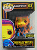 NICK CASTLE Signed Michael Myers FUNKO POP Blacklight Halloween THE SHAPE JSA COA - HorrorAutographs.com