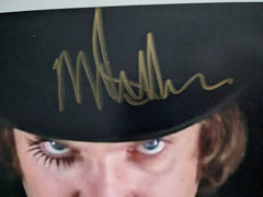 MALCOLM MCDOWELL Signed 8x10 PHOTO  Clockwork Orange BAS JSA COA