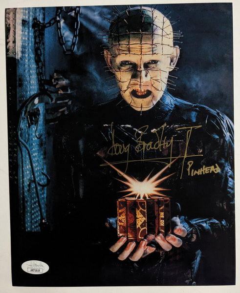 DOUG BRADLEY Signed 8x10 PHOTO Pinhead Hellraiser Autograph JSA COA Rg - HorrorAutographs.com