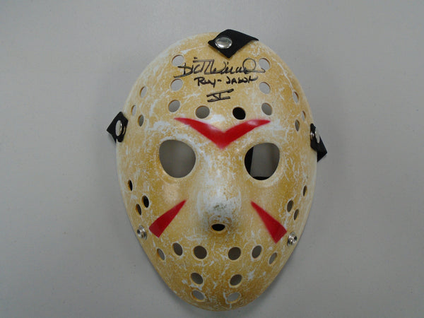 DICK WIEAND Signed Hockey MASK Jason Voorhees Friday the 13th Part 5 JSA COA