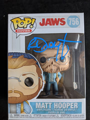 RICHARD DREYFUSS Signed MATT HOOPER Funko Pop Figure JAWS Autograph Beckett BAS COA