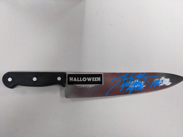 TONY MORAN Signed HALLOWEEN PROP KNIFE Autograph Michael Myers HORROR JSA