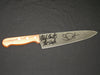 JOHN CARPENTER & NICK CASTLE 2X Signed Steel Chef Knife Halloween Michael Myers Autograph - HorrorAutographs.com