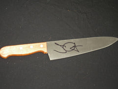 JOHN CARPENTER Signed Steel Chef Knife Halloween Michael Myers Autograph BECKETT BAS COA
