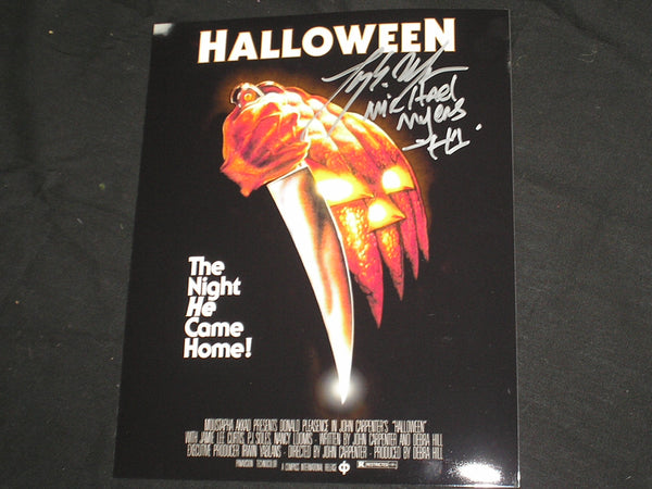 TONY MORAN Signed MICHAEL MYERS 8x10 Photo HALLOWEEN Autograph C - HorrorAutographs.com