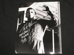 TONY MORAN Signed Michael Myers 8x10 Photo HALLOWEEN Autograph JSA D