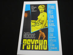 MARLI RENFRO Signed PSYCHO 11x17 Movie Poster Janet Leigh Body Double in JSA COA RARE