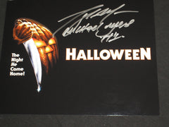 TONY MORAN Signed Michael Myers 8x10 Photo HALLOWEEN Autograph JSA P