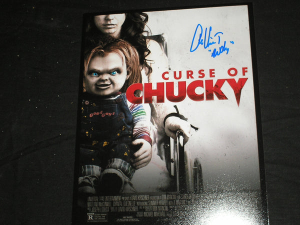 Alex Vincent autographed 8x10 photo as Andy from Child's Play, featuring Chucky, authenticated with JSA COA K.