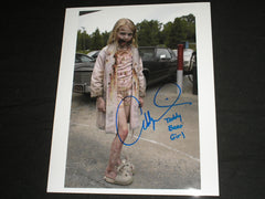 ADDY MILLER Signed 8x10 Photo Summer Teddy Bear Girl The Walking Dead Autograph JSA B