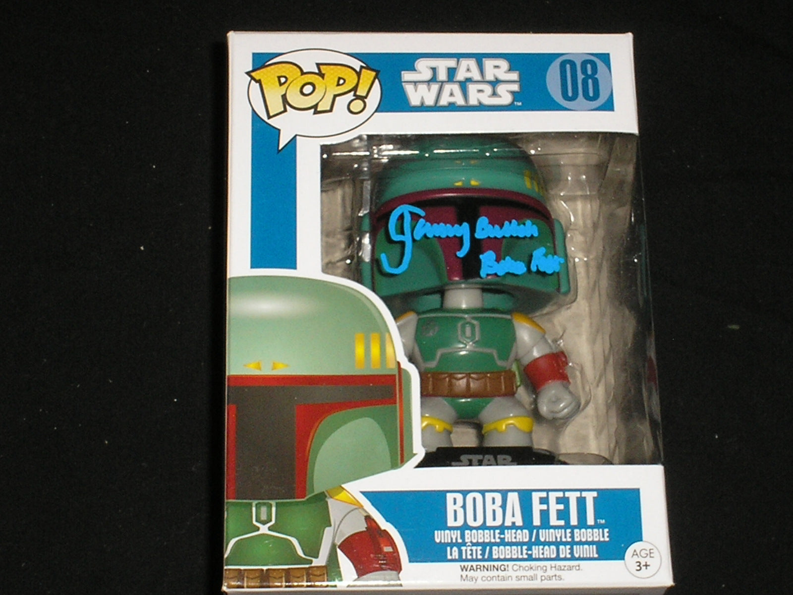 JEREMY BULLOCH Signed BOBA FETT Funko Pop Figure STAR WARS