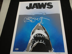 RICHARD DREYFUSS Signed ORIGINAL POP ART PAINTING Autograph JAWS BAS BECKETT COA B
