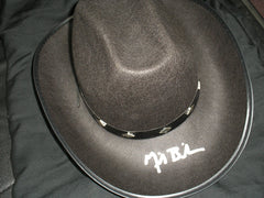 MICHAEL BIEHN Signed Cowboy HAT TOMBSTONE BAS BECKETT JSA COA RARE