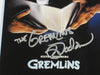 Signed 8x10 Gremlins photo by Mark Dodson, voice actor of the Gremlins, complete with authenticity certificate COA D.