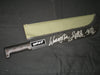 WARRINGTON GILLETTE Signed STEEL Black MACHETE Autograph JASON 2 Friday the 13th - HorrorAutographs.com