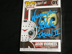 WARRINGTON GILLETTE Signed JASON Voorhees FUNKO POP Figure Friday the 13th Part 2 JSA COA