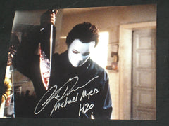 CHRIS DURAND Michael Myers Signed 8x10 Photo Halloween H2O Autograph B