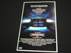 John Carpenter autographed 11x17 Christine movie poster, with Beckett COA, a piece of horror film history.