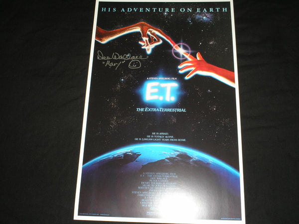 DEE WALLACE Signed ET 11x17 Movie Poster Autograph A