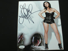 DANIELLE HARRIS Signed 8x10 Photo Halloween Autograph Scream Queen BAS JSA COA C