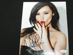 DANIELLE HARRIS Signed 8x10 Photo Halloween Autograph Scream Queen BAS JSA COA D