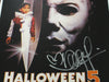 DANIELLE HARRIS Signed Halloween 5 11x17 Movie Poster Autograph Scream Queen JSA COA