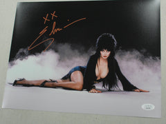 ELVIRA Signed 10x13 Photo not 11x14 Autograph Horror Scream Queen BAS JSA COA