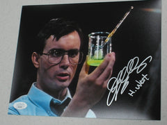 JEFFREY COMBS Signed Re-Animator 8x10 Photo Herbert West Autograph JSA COA A