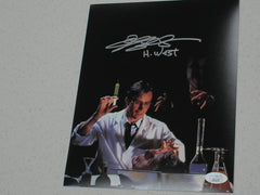 JEFFREY COMBS Signed Re-Animator 8x10 Photo Herbert West Autograph JSA COA C