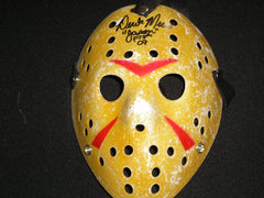 DEREK MEARS Signed Hockey Mask Jason Voorhees Friday the 13th 2009 Horror COA