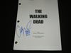Addy Miller signed The Walking Dead pilot script as 'The Teddy Bear Girl,' with HorrorAutographs COA.
