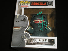 HARUO NAKAJIMA Suit Actor Signed 6" GODZILLA FUNKO POP Autograph BAS JSA COA green