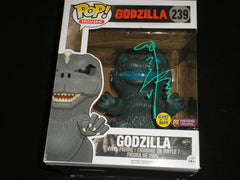 HARUO NAKAJIMA Suit Actor Signed 6" GODZILLA Glow in the Dark FUNKO POP Autograph BAS JSA COA Glow